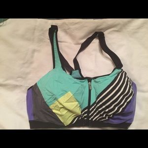 Victoria Secret front zip Sports bra